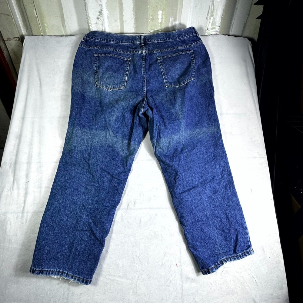 Faded Glory Jeans Womens 24W Blue Denim Comfortable Classic Casual Straight Leg